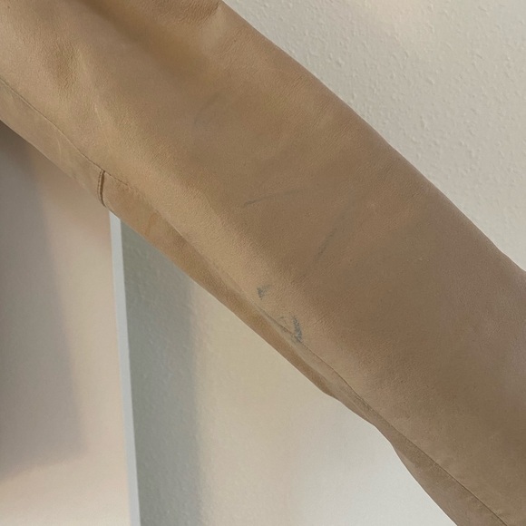 AMAZING Vintage Tan Leather Jacket - Picture 5 of 8